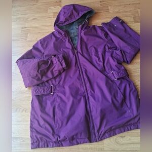 PmReversible Womens Plus  Coat, 2 Coats In 1, By FREE COUNTRY,  sz 1X